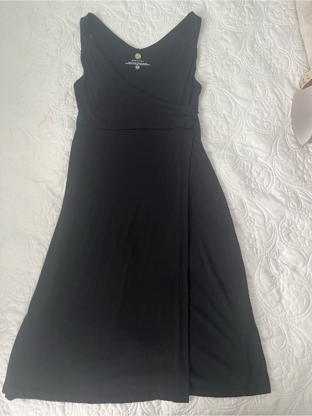 Dakini Black Sleeveless Midi  Dress Size XS - Picture 4 of 13